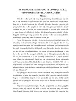 Tiểu luận  môn quản lý nhà nước trên các lĩnh vực trọng yếu   QUẢN lý NHÀ nước vè GIÁO dục và đào tạo ở TỈNH NINH THUẬN đến năm 2020