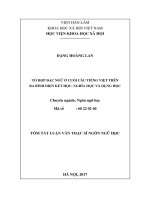 Tổ hợp đặc ngữ ở cuối câu tiếng việt trên ba bình diện kết học, nghĩa học và dụng học tt 