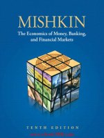Economic of money banking and financial market 10th by mishkin PEARSON 2013
