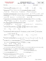 Đề thi học kì 2 môn Toán lớp 10 trường THPT Đa Phúc, Hà Nội năm học 2016  2017 
