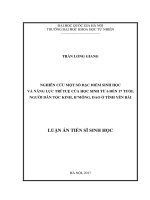 Nghiên cứu một số đặc điểm sinh học và năng lực trí tuệ của học sinh từ 6 đến 17 tuổi người dân tộc Kinh, H’mông, Dao ở tỉnh Yên Bái