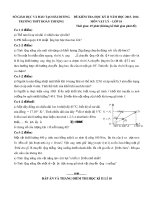 Đề thi học kì 2 môn Vật lý lớp 10 trường THPT Đoàn Thượng, Hải Dương năm học 2015  2016 