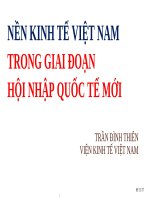 Bài Giảng Nền Kinh Tế Việt Nam Trong Giai Đoạn Hội Nhập Quốc Tế Mới