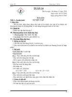 giáo án toán lớp 5 tuần 14