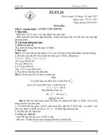 giáo án toán lớp 5 tuần 24