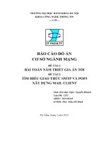 Báo cáo đồ án cơ sở ngành mạng