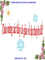 Tập huấn  giảng dạy theo phương pháp “Bàn tay nặn bột”