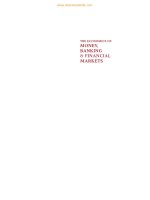 Economics of money banking and financial markets 9e by mishkin PEARSON 2011