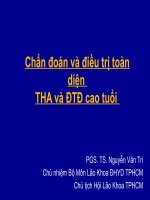 Chẩn đoán và điều trị toàn diện THA và ĐTĐ cao tuổi
