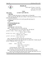 giáo án toán lớp 5 tuần 13