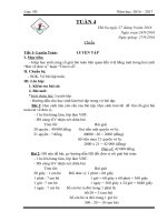 giáo án toán lớp 5 tuần 4