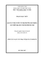 Quản lý nhà nước về thị trường bất động sản trên địa bàn thành phố hà nội tt 