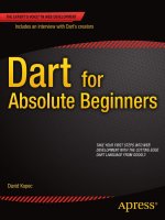 Apress dart for absolute beginners 