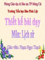 Bài giảng Chiến thắng Biên giới thu - đông 1950