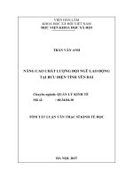 Nâng cao chất lượng đội ngũ lao động tại bưu điện tỉnh yên bái tt