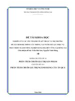 Phân tích chuỗi giá trị cây ăn quả