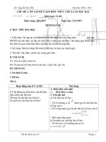 Giáo án ôn thi toán 9 vào 10 theo chuyên đề