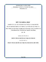 Phân tích chuỗi giá trị hồ tiêu