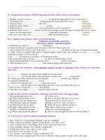 BAI TAP 11 theo SGK unit 8