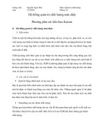 Hệ thống quản trị chất lượng toàn diện