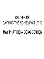 Bài giảng điện tử: Máy phát điện Động cơ điện