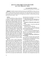 quản lý tổng hợp tài nguyên nước lưu vực sông lô   CHẢY