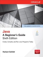 Oracle press java a beginners guide 6th 