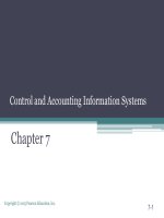 Accounting information system an overview 9e bodnar and hopwood 2015 chapter 07 