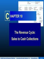 Accounting information systems  11e romney steinbart chapter 10 