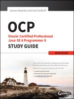 Sybex oracle certified professional java SE8 programmer II study guide exam 1z0 809