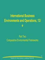 International business environment and operations 13e pearson chapter 05 