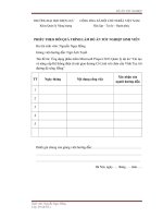 Ứng dụng phần mềm Microsoft Project 2013 Quản lý dự án “Cải tạo và nâng cấp Hệ thống điện từ nút giao đương Cổ Linh với chân cầu Vĩnh Tuy tới đường đê sông Hồng”