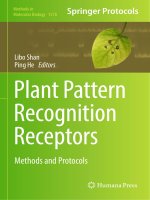 Methods in molecular biology vol 1578 plant pattern recognition receptors methods and protocols 