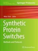 Methods in molecular biology vol 1596 synthetic protein switches methods and protocols 