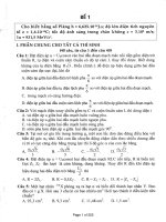 CHUYEN DE NANG CAO LUYEN THI DH MON VAT LY   HOẠNG VAN MAN