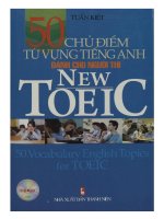 Ebook 50 chủ điểm từ vựng tiếng Anh dành cho người thi New TOEIC Phần 1
