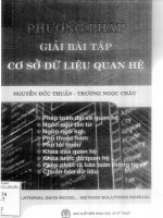 phuong phap giai bai tap   co so du lieu quan he
