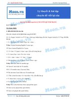 Lý thuyết và bài tập chuyên đề viết lại câu trong tiếng anh   nguyễn quỳnh trang