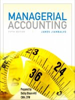 Managerial accounting 5th jiambalvo ch14 
