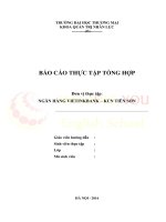 tình hình hoạt động quản trị nhân lực của ngân hàng vietinbank – chi nhánh kcn tiên sơn 