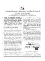 Điều khiển Lò bao hơi với 1 tín hiệu, 2 tín hiệu và 3 tín hiệu