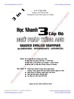 Ebook Học nhanh 3 cấp độ ngữ pháp tiếng Anh Phần 1