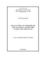 Quản lý công tác xã hội đối với trẻ em có hoàn cảnh đặc biệt từ thực tiễn tỉnh gia lai