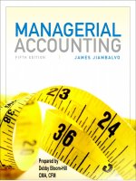 Managerial accounting 5th jiambalvo ch06 
