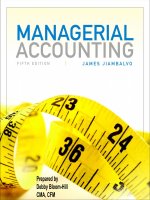 Managerial accounting 5th jiambalvo ch10 
