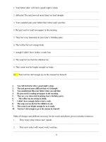 Bài tập ngữ pháp tiếng anh cơ bản