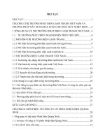 THỊ TRƯỜNG PHÁT ĐIỆN CẠNH TRANH VIỆT NAM VÀ PHƯƠNG PHÁP XÂY DỰNG BẢN CHÀO CHO NHÀ MÁY NHIỆT ĐIỆN