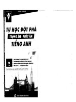 Ebook Chuyên đề Tự học đột phá trọng âm  Phát âm tiếng Anh: Phần 1