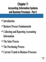 Accounting information systems 12th SIMKIN and norman chapter 07 