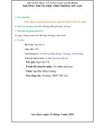 Skkn phân dạng và phương pháp giải các dạng bài tập di truyền học người 